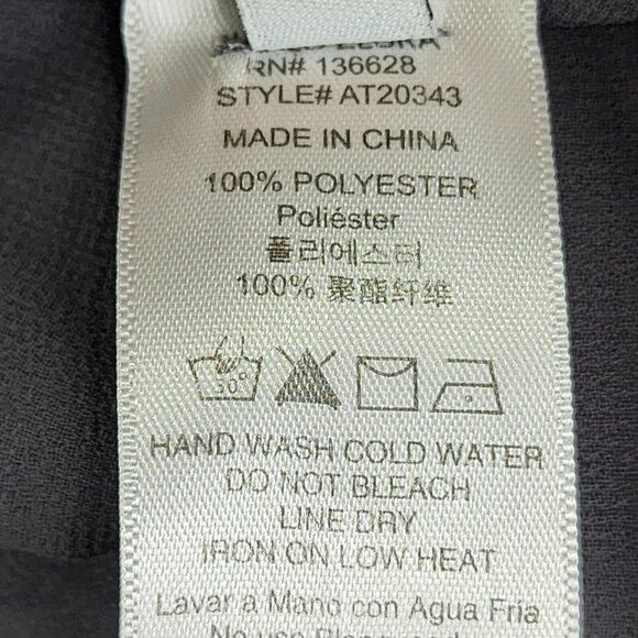 Womens Gray Dainty Hooligan Wrap Front Cami Tank Top V Neck Size L - Picture 7 of 13